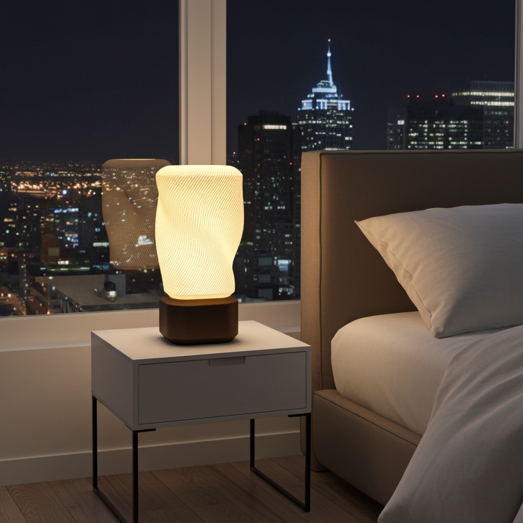 Modern Twisted Table Lamp – Wholesale Available